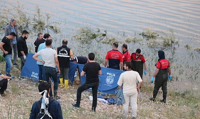 Denizli'de barajda erkek cesedi bulundu