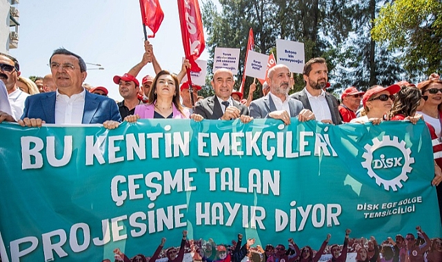 İzmir Çeşme Projesi’ne karşı tek yürek