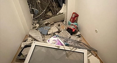 Kopan kaya parçası faciaya sebep oluyordu