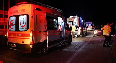 Manisa’da trafik kazasında 1 çocuk öldü, 7 kişi yaralandı
