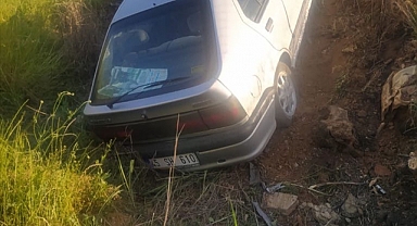 Manisa'da uçuruma yuvarlanan kişi yaralandı