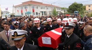 Şehit Teğmen Bahadır, Yalova'da toprağa verildi