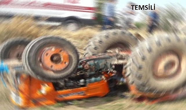 Sulama kanalına devrilen traktörün sürücüsü öldü