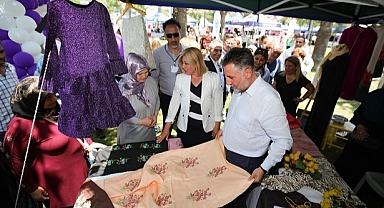 Bayraklı’nın üreten kadınları el emeklerini sergiledi