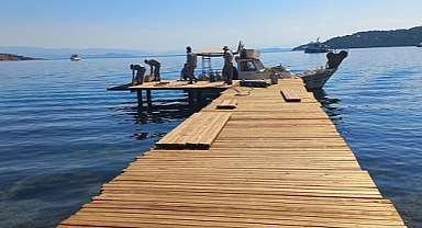 Bodrum'da kaçak yapıların yıkımları devam ediyor