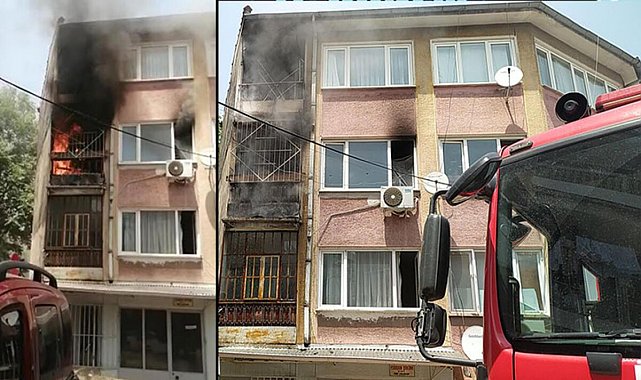 Bursa'da korku dolu anlar: Kapıyı kırarak kurtarıldı