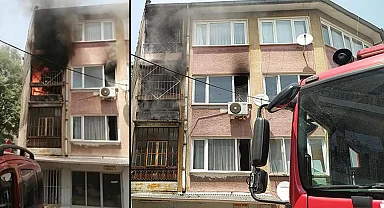 Bursa'da korku dolu anlar: Kapıyı kırarak kurtarıldı
