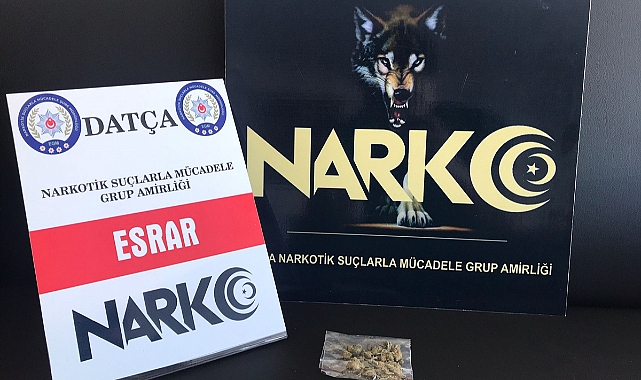 Datça'da uyuşturucu operasyonunda iki şüpheli yakalandı