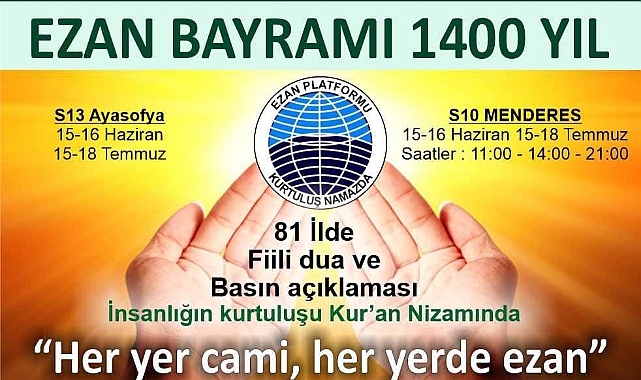 Ezan; İnsanı Kurtuluşa İnsanlığa Çağırır.