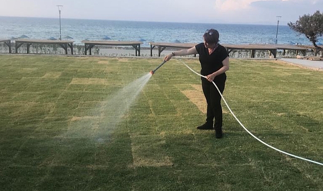 Karaburun’un cennet plajları yaza hazırlanıyor