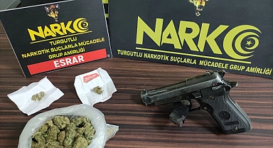 Manisa'da uyuşturucu ticareti yaptığı iddia edilen 1 kişi tutuklandı