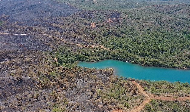 Marmaris'te soğutma çalışmaları sürüyor