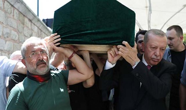 Cumhurbaşkanı Erdoğan, Mehmet Nimet Kaya'nın cenaze namazına katıldı