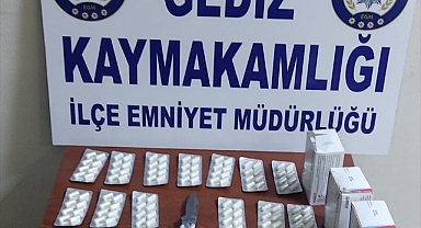 Gediz’de uyuşturucu operasyonunda bir şüpheli yakalandı