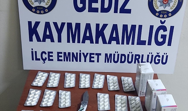 Gediz’de uyuşturucu operasyonunda bir şüpheli yakalandı