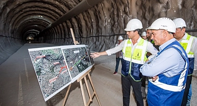 İzmir’in en uzun tünelinde yoğun tempo