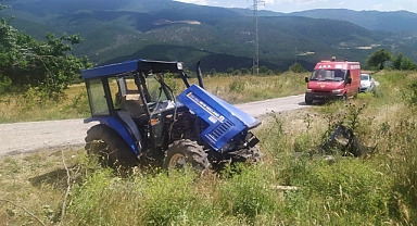 Kütahya'da traktör kazasında 2 kişi öldü, 2 kişi yaralandı