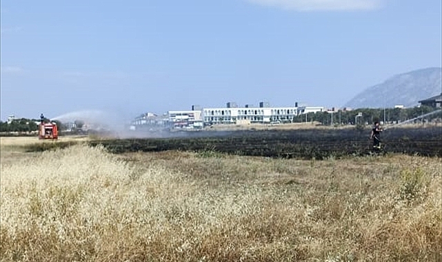 Manisa'da otluk alanda yangına neden olan 3 zanlı yakalandı
