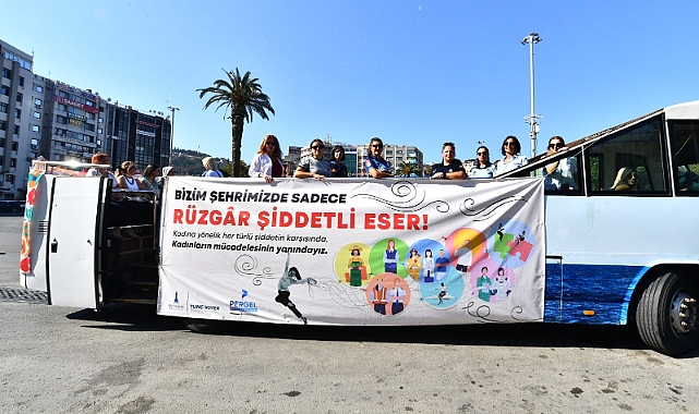 PERGEL üyesi kadınlardan şiddete karşı farkındalık eylemi