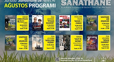 Sanathane’de ağustos ayı sanatla dopdolu