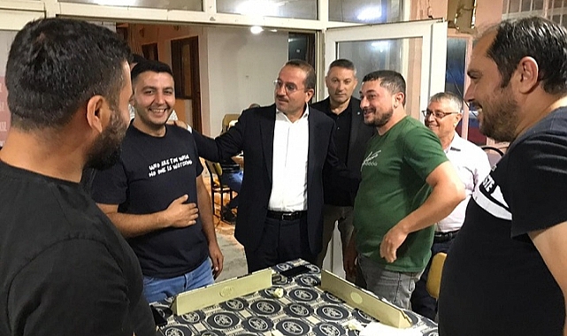 AK Partili Kırkpınar çiftçilerle buluştu