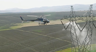 Bakan Dönmez'den TEİAŞ'ın helikopterli bakımı paylaşımı