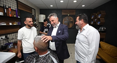 Başkan Sandal mahalle gezilerini sürdürüyor