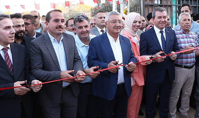 Bergama&#039;da kurulan &quot;Zeytinpark&quot; düzenlenen törenle açıldı
