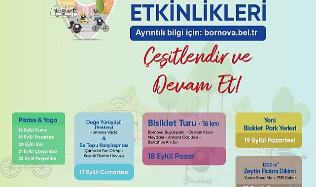 Bornova’da hareket zamanı