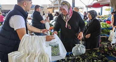 Buca pazarlarında çevre farkındalığı