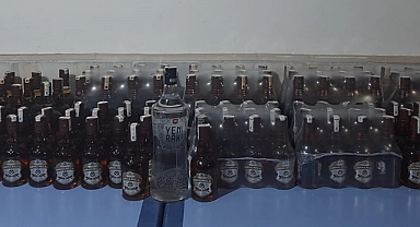 Denizli'de sahte içki operasyonunda 3 şüpheli yakalandı