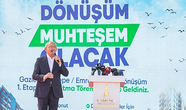 Gaziemir'de örnek kentsel dönüşüm başlıyor