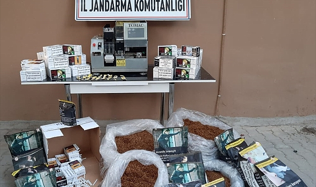 Kaçak tütün ve sigara operasyonunda 2 şüpheli gözaltına alındı