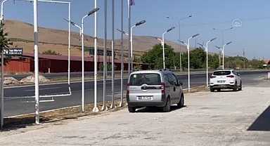 Kırşehir'de  korkulu dolu saatler