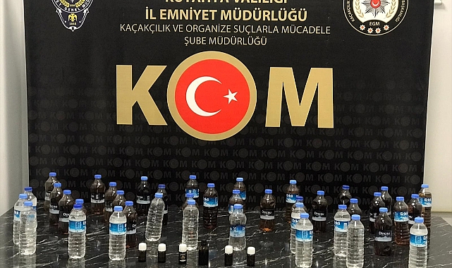 Sahte içki üretip sattığı iddia edilen şüpheli yakalandı