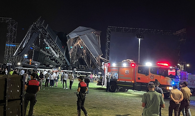 Tarkan İçin Kurulan Sahne çöktü