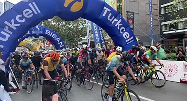 Turkcell Granfondo Yol Bisiklet Yarışı - Bitiş noktasında gerçekleşen kazada bazı sporcular yaralandı