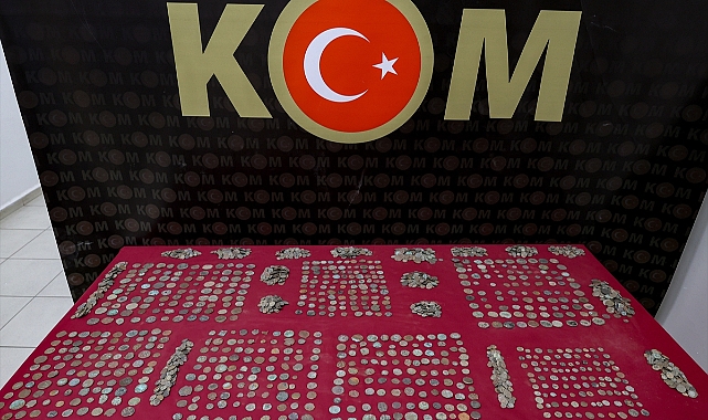 Yurt dışına kaçırılmaya çalışan 8 bin 194 sikke ele geçirildi