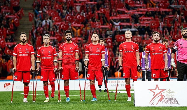 Ampute Futbol Milli Takımı dünya şampiyonu