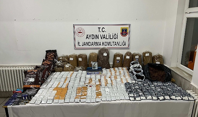 Aydın'da 18 bin 980 makaron ele geçirildi