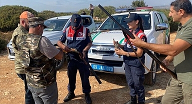 Aydın'da kaçak avcılık yapan 3 kişiye para cezası