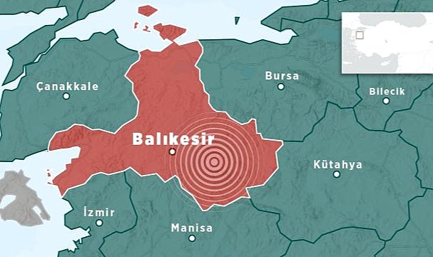 Balıkesir'de 4,2 büyüklüğünde deprem