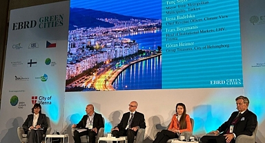 Başkan Soyer Viyana’da EBRD Yeşil Şehirler konferansında konuştu