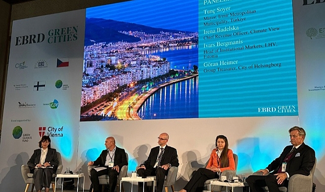 Başkan Soyer Viyana’da EBRD Yeşil Şehirler konferansında konuştu