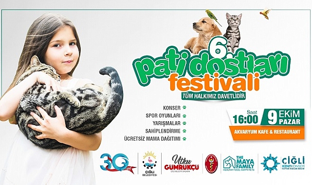 Çiğli Belediyesi 6. Pati Dostları Festivali'ne Hazır
