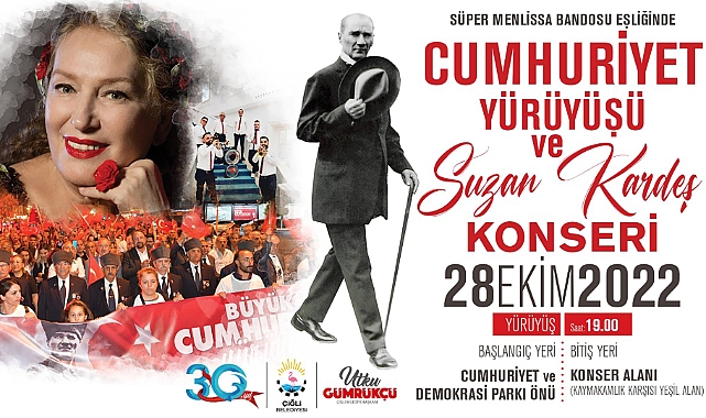Çiğli Belediyesi’nden Cumhuriyetin 99. Yılına Coşkulu Kutlama