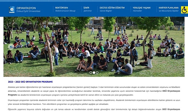 Deü’den Yeni Öğrenciler İçin Oryantasyon Programı