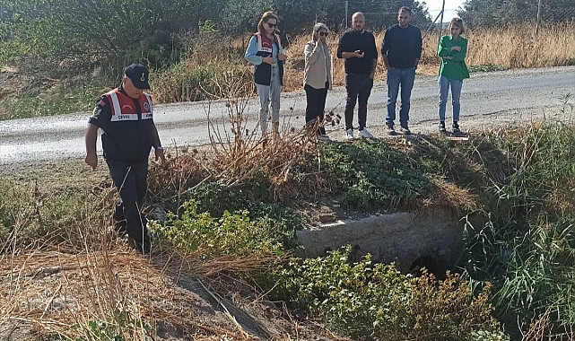 Foça'da dere yatağını atık suyla kirleten tesise  ceza