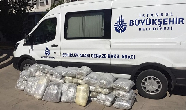 İBB cenaze aracından uyuşturucu çıktı!