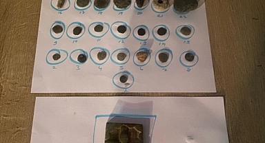 Manisa'da tarihi eser  parçaları yakalandı